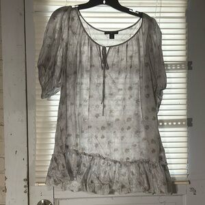Bohemian top sheer